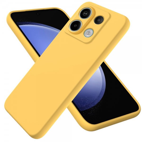 Xiaomi Redmi Note 13 Pro 5G Case with Strap Silicone Yellow