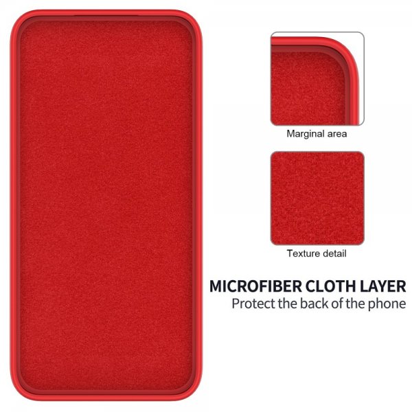 Xiaomi Redmi Note 13 Pro 5G Case with Strap Silicone Red